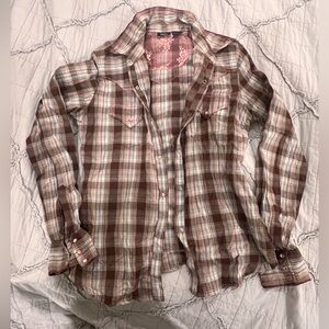COPY - Vanity Youth Girls western button down